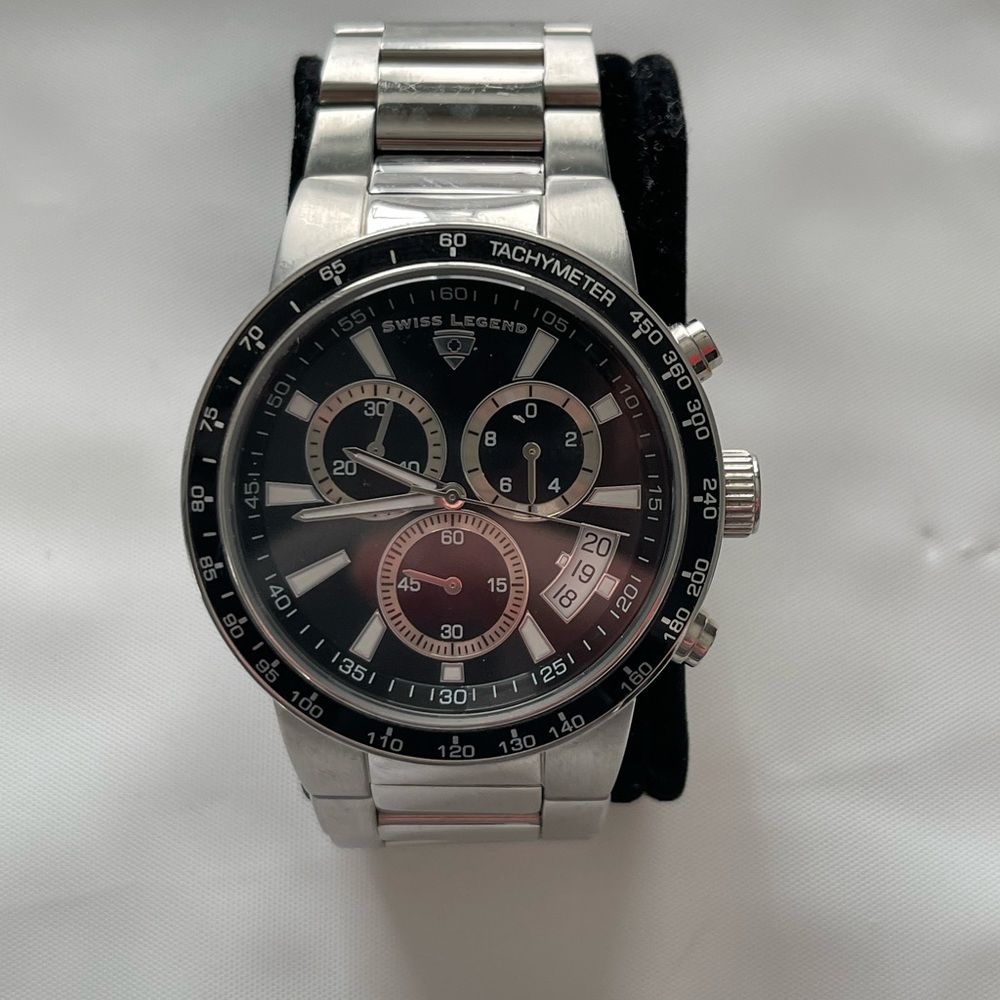 Swiss Legend Men’s Endurance Collection Chronograph Stainless Steel Watch